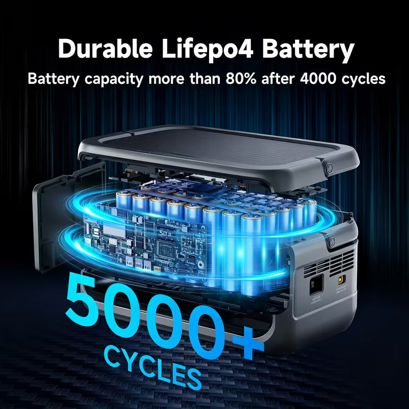 Estacion De Carga 300w All Powers Bateria 256 Wh Con UPS