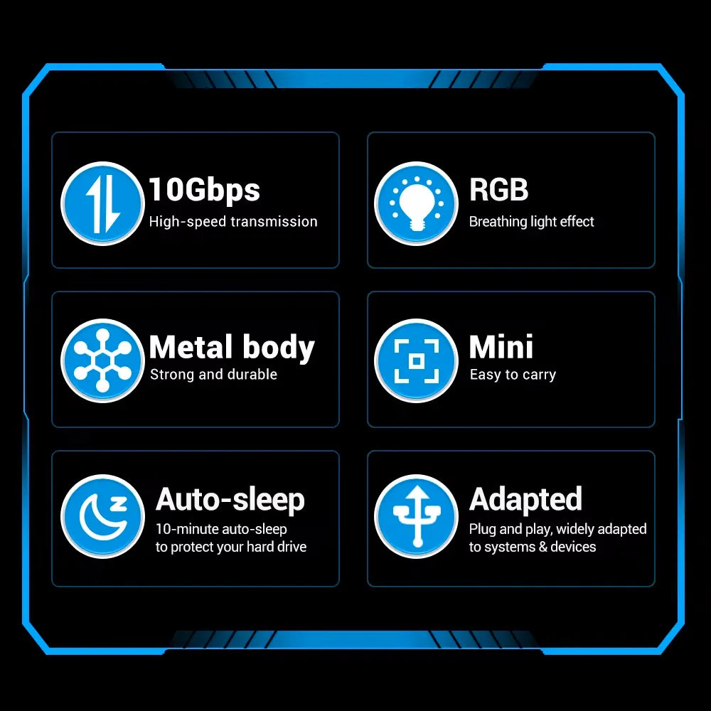 Case M.2 Unionsine Usb 3.2 Type C Gen2 10gbps