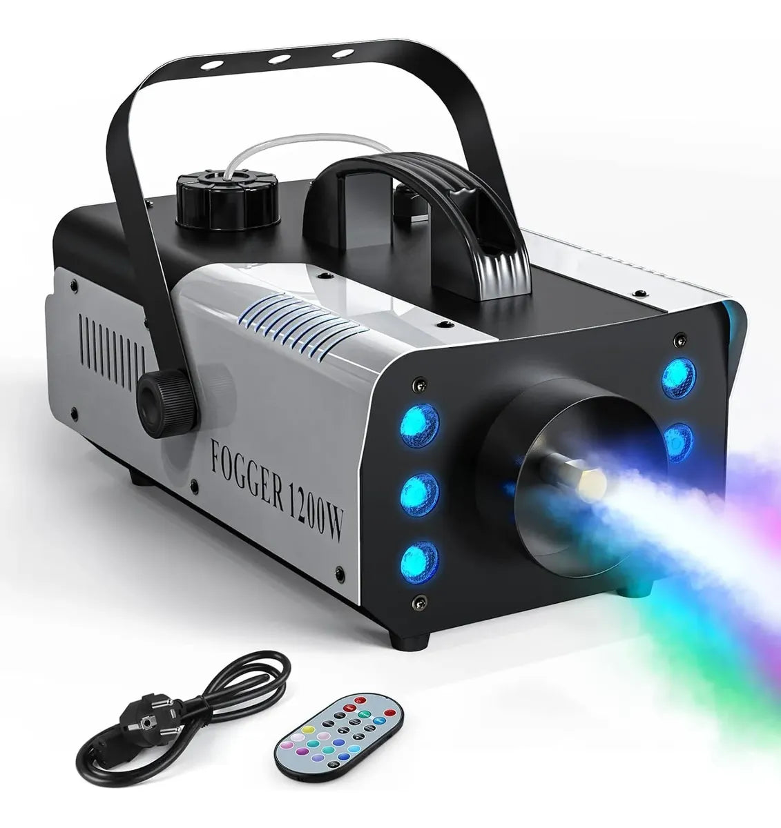 Maquina De Humo 1200w Con Led Marca Uking