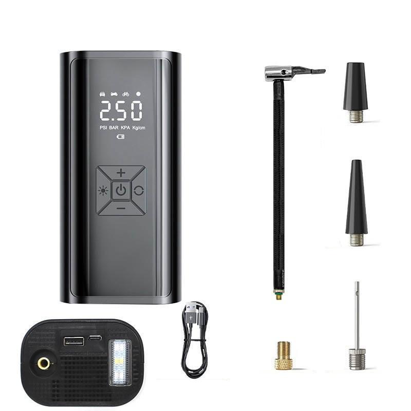 Bomba de Aire Eléctrica Portátil de 150 psi, 4500 mAh