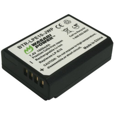 Batería Wasabi LP-E10 1600mah Para Canon