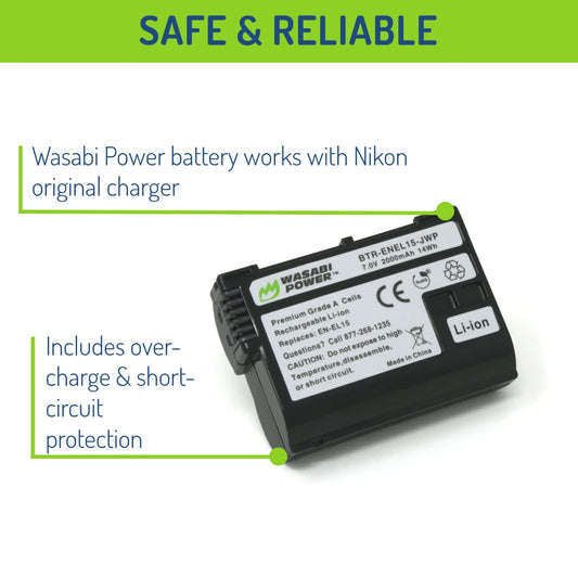 Bateria Wasabi EN-EL15 Para Nikon