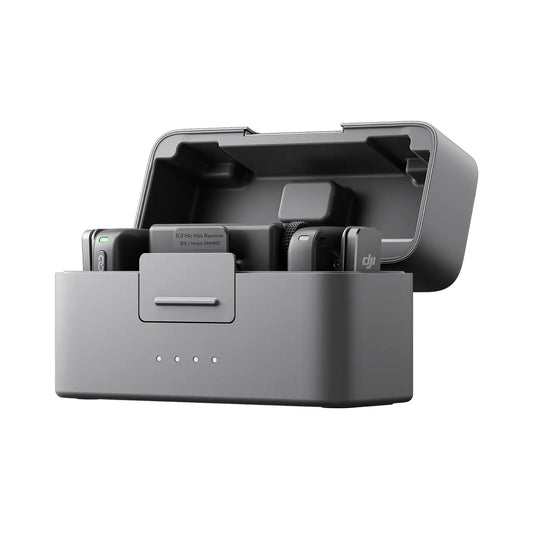 Microfonos DJI Mini (2 TX + 1 RX + Estuche de carga)