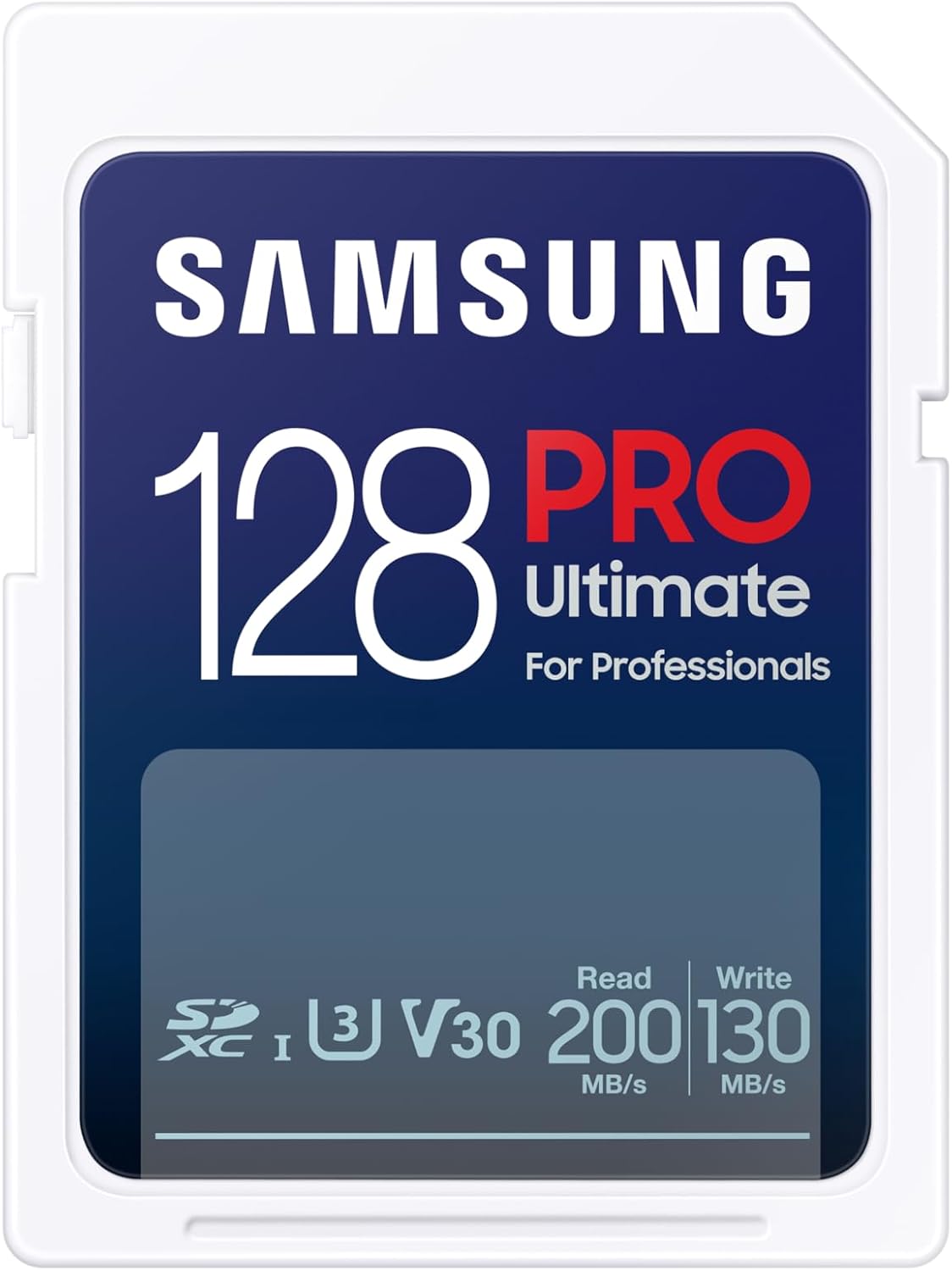 Memoria SD Samsung 128GB Pro Ultimate Clase 10 V30