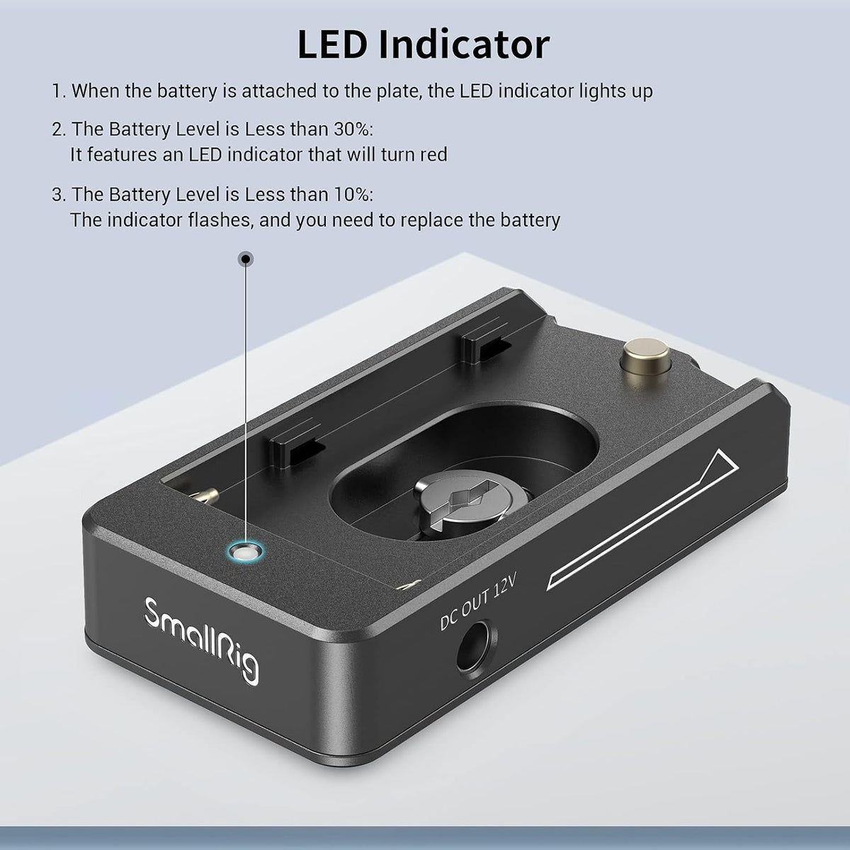 Placa Adaptador SmallRig NP-F Lite Para Baterías Sony NP-F