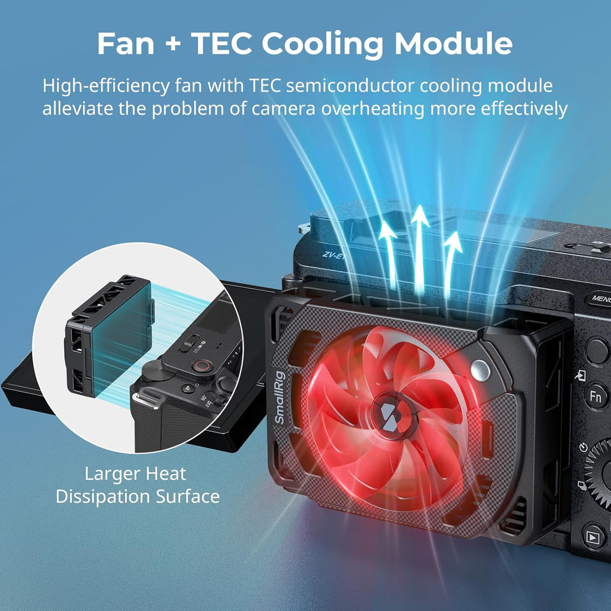 Ventilador De Refrigeración Para Cámaras Sony Sin Espejo SMALLRIG