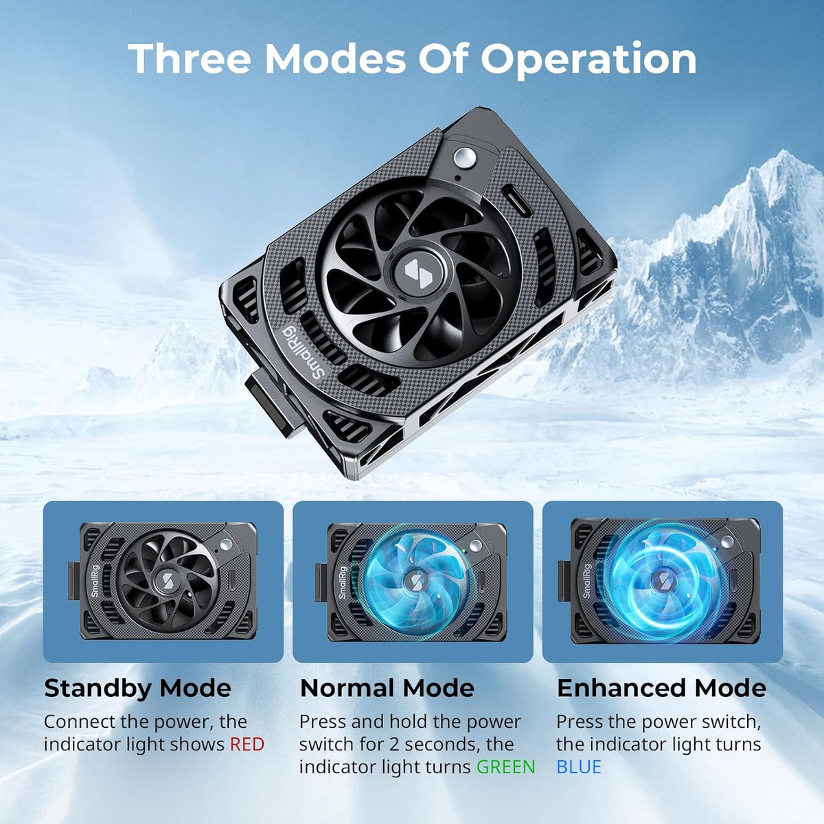 Ventilador De Refrigeración Para Cámaras Sony Sin Espejo SMALLRIG