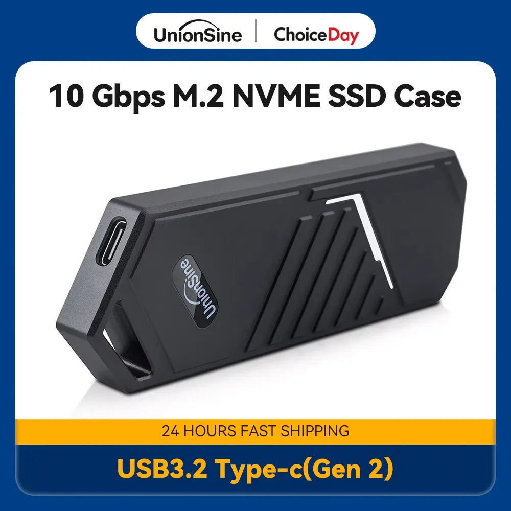 Case M.2 Unionsine Usb 3.2 Type C Gen2 10gbps