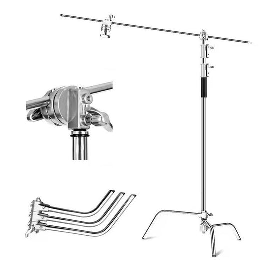 Paral C Stand Resistente de 3,3 M, Trípode de Acero Inoxidable