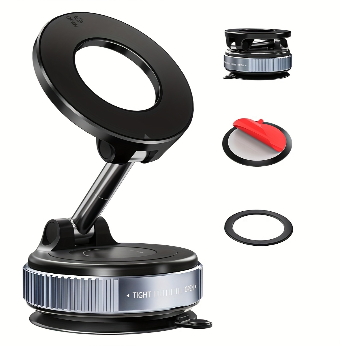 Soporte Chupon para Celular de aleación plegable con imán fuerte