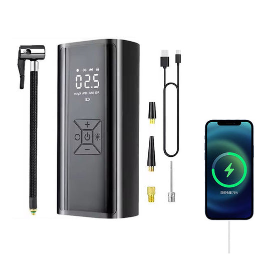 Bomba de Aire Eléctrica Portátil de 150 psi, 4500 mAh
