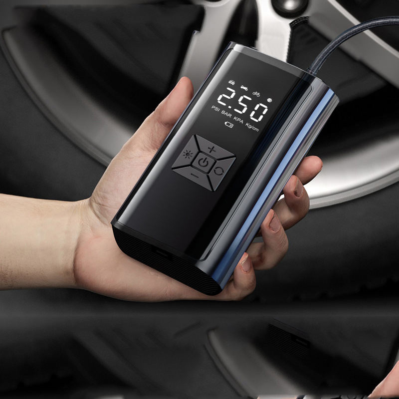 Bomba de Aire Eléctrica Portátil de 150 psi, 4500 mAh