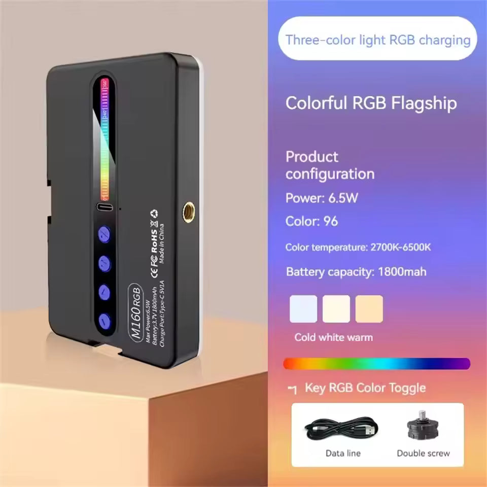 Lampara LED RGB portátil 6.5W
