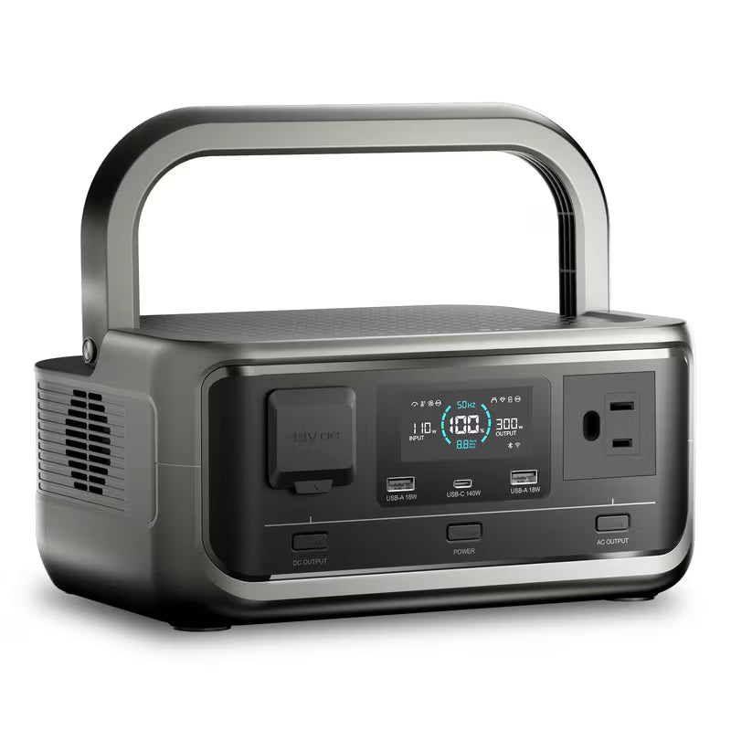 Estacion De Carga 300w All Powers Bateria 256 Wh Con UPS