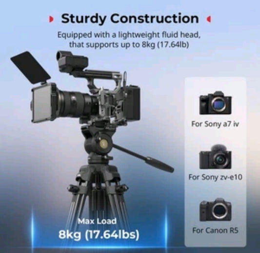 Tripod Smallrig 73"(1.86m) Heavy Duty Peso Máximo 8Kg