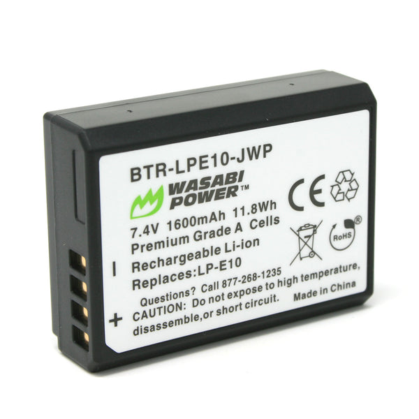 Batería Wasabi LP-E10 1600mah Para Canon