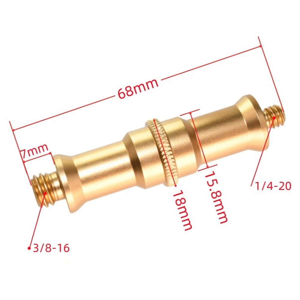 Adaptador de tornillo macho roscado para soporte de iluminación (1/4"- 3/8")