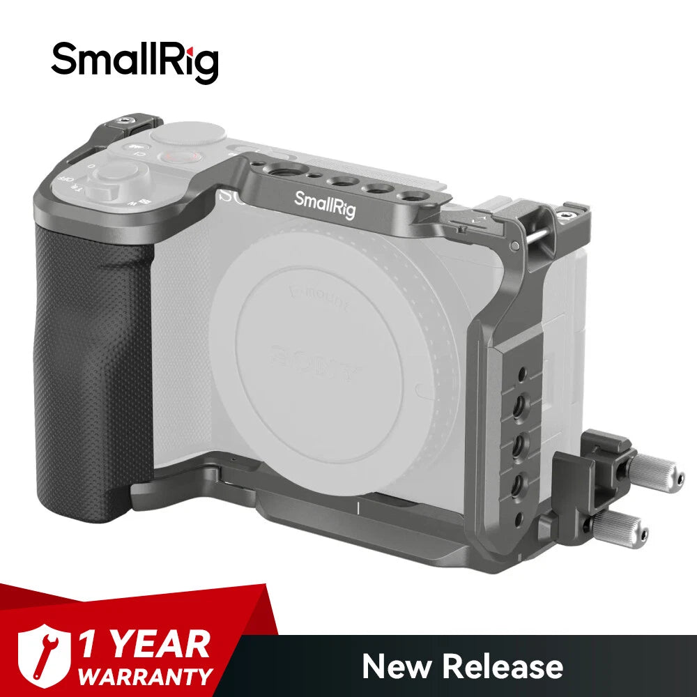 SmallRig Camera Jaula Cage with Grip Para Sony ZV-E10 II