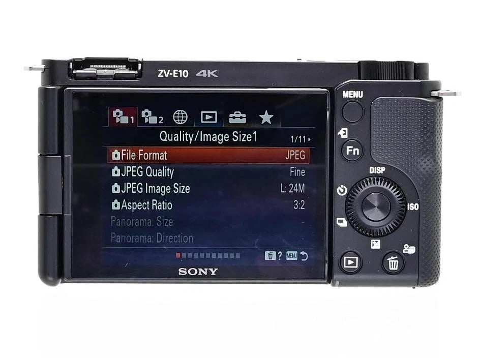 Camara Sony ZV-E10 Mirrorless (Black) Usada Con Lente Kit 16-50mm