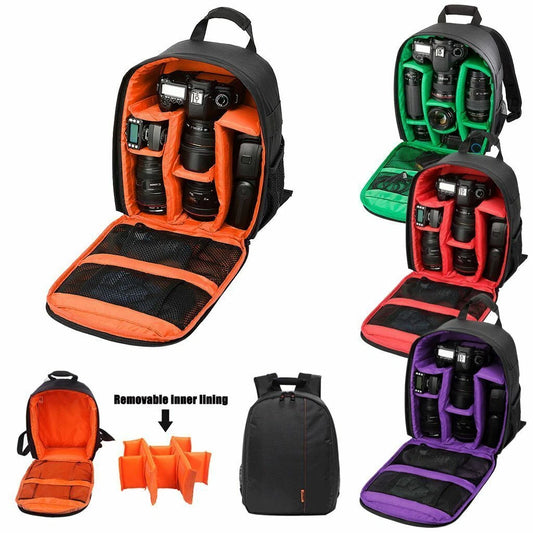 Mochila y Bolso Impermeable Para Cámaras