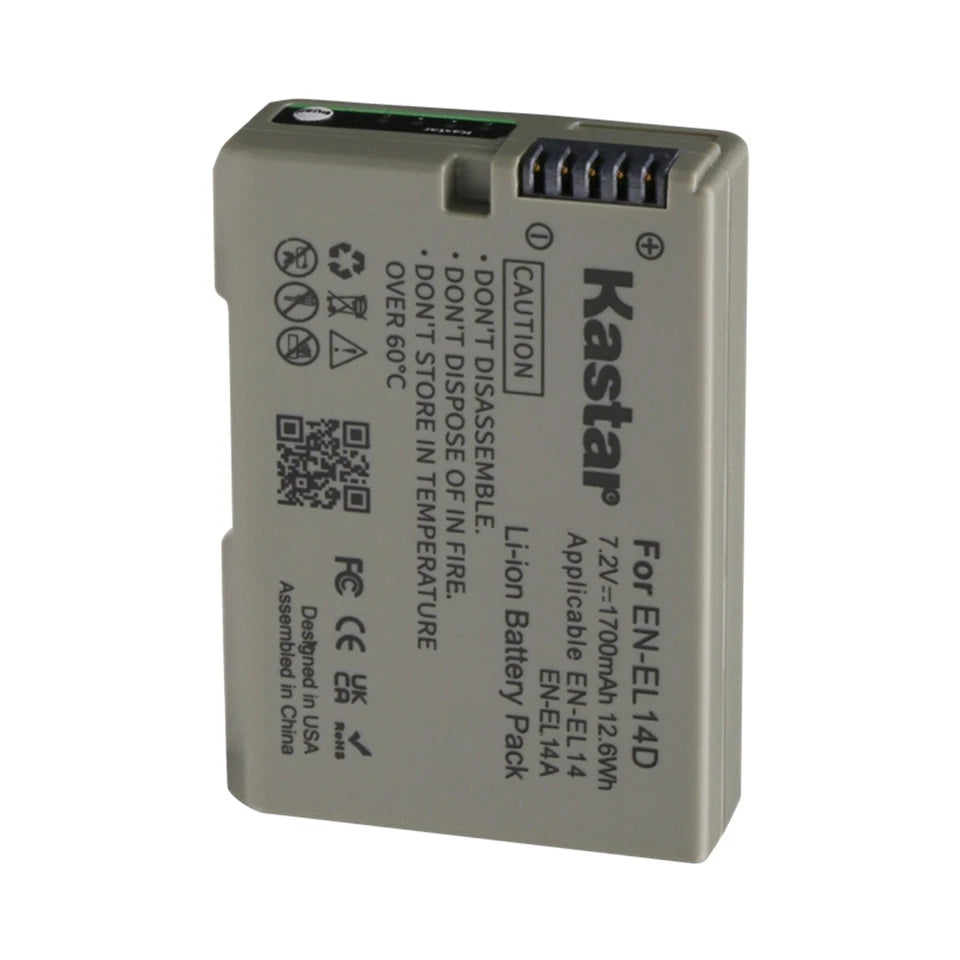 Bateria Kastar EN-EL14D Para Nikon